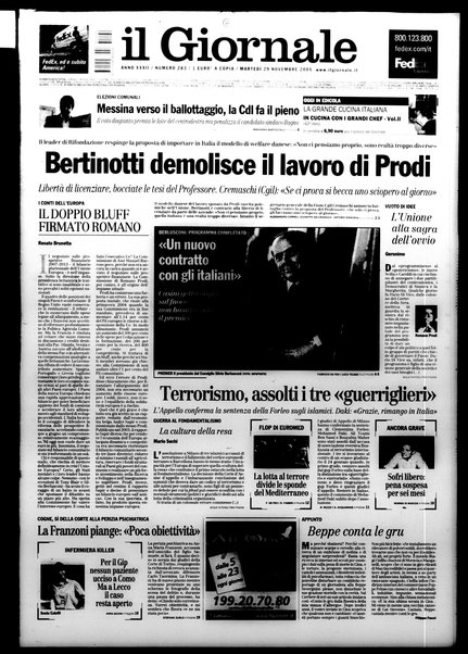 Il giornale : quotidiano del mattino